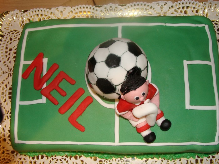 Le gâteau Football