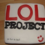 Gâteau Logo LOL Project