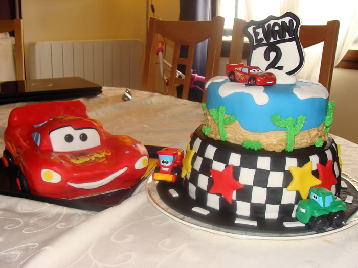 Des gâteaux Cars pour Evan