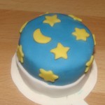 Mon mini-cake nuit étoilée