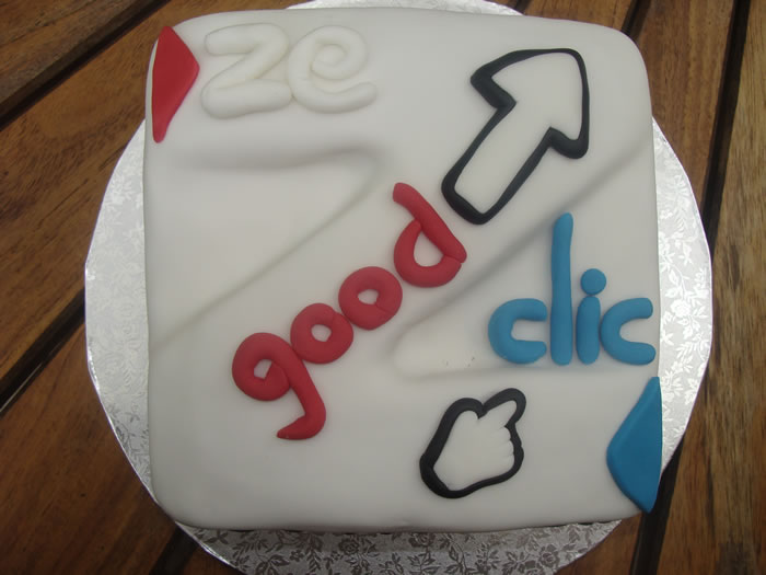 Le gâteau Logo de Zegoodclic.com