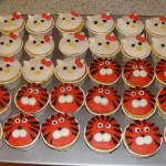 Cupcake Hello Kitty et Tigre