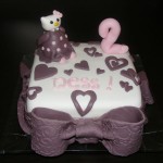 Gâteau Hello Kitty pour Ness