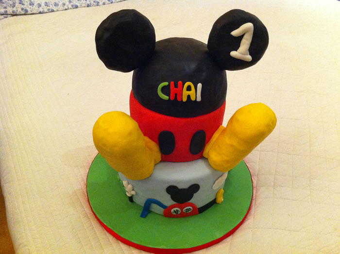 Un gâteau Mickey spécial pour Chaï