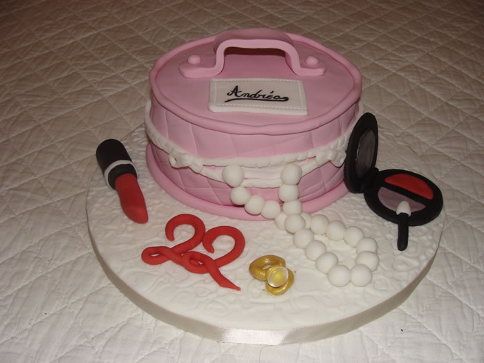 Un gâteau girly pour Andréa