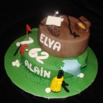 Gâteau Golf & Pirate