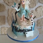 Elsa et Olaf pour l'anniversaire de Raquel